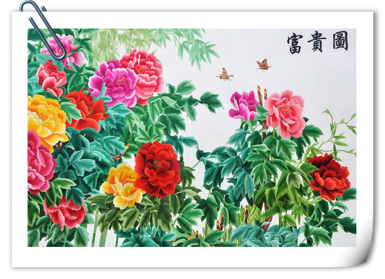 蘇繡精品牡丹畫(huà)